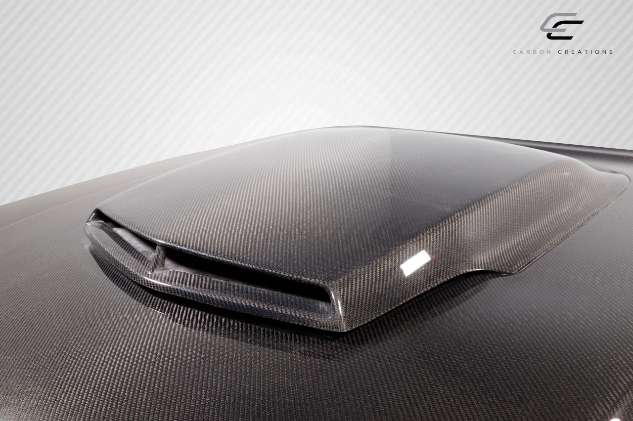 2008-2023 Dodge Challenger Carbon Creations TA Look Hood - 1 Piece