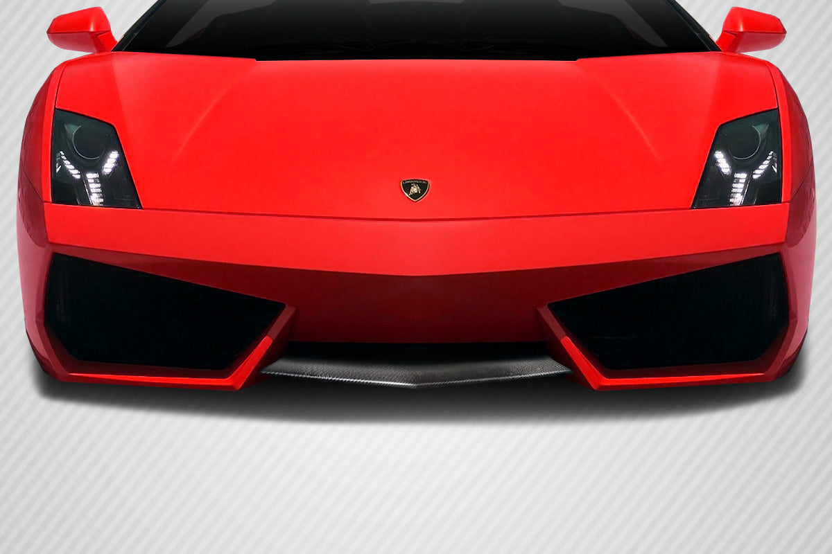 2004-2013 Lamborghini Gallardo Carbon Creations LP560 LP570 Look Front Middle Add On Lip Spoiler Air Dam - 1 Piece (S)