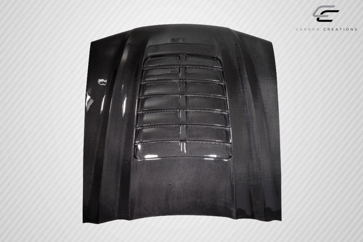 1994-1998 Ford Mustang Carbon Creations GT500 V2 Hood - 1 Piece