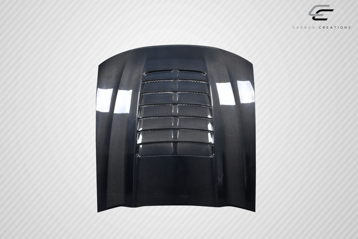 1999-2004 Ford Mustang Carbon Creations GT500 V2 Hood - 1 Piece