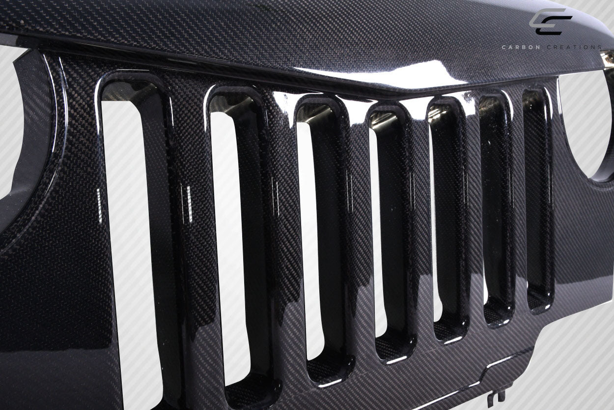 1997-2006 Jeep Wrangler Carbon Creations Predator Grille - 1 Piece (S)