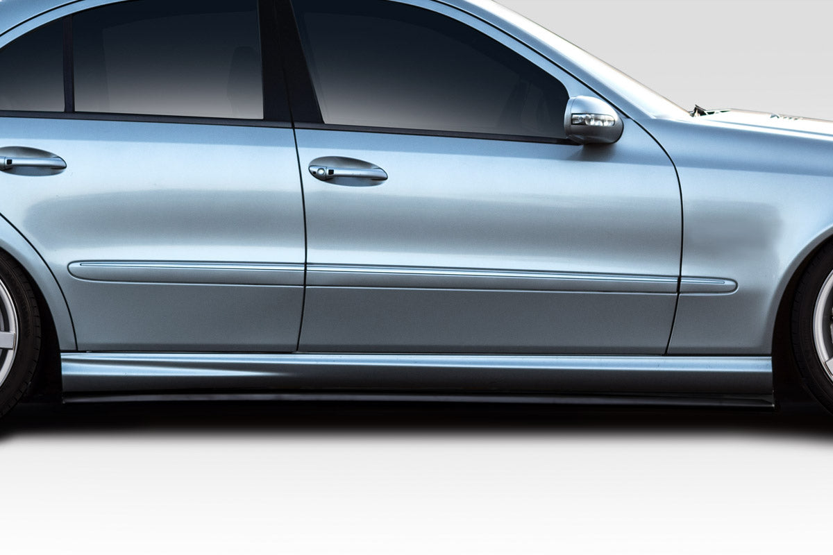 2003-2009 Mercedes E55 E63 W211 Duraflex L Sport Side Skirts Splitters - 2 Piece