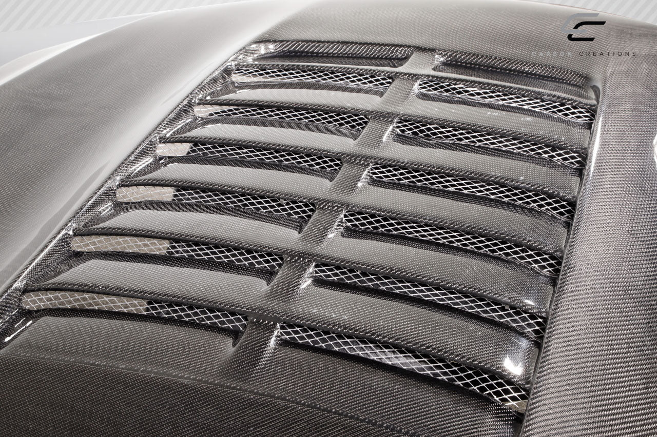 2013-2019 Ford Taurus Carbon Creations GT500 V2 Hood - 1 Piece