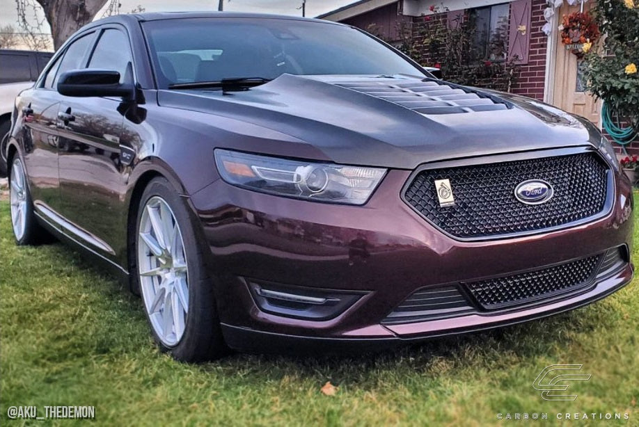 2013-2019 Ford Taurus Carbon Creations GT500 V2 Hood - 1 Piece