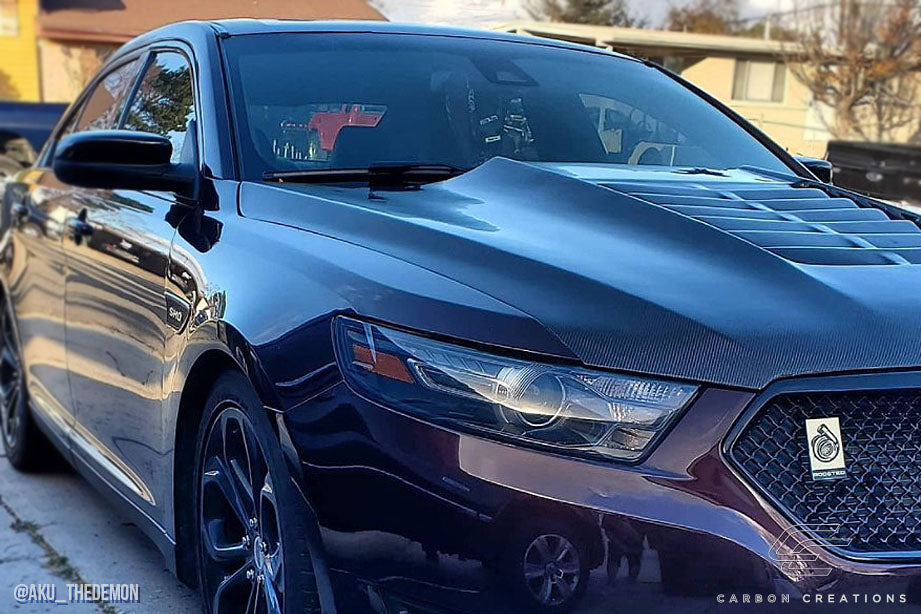 2013-2019 Ford Taurus Carbon Creations GT500 V2 Hood - 1 Piece