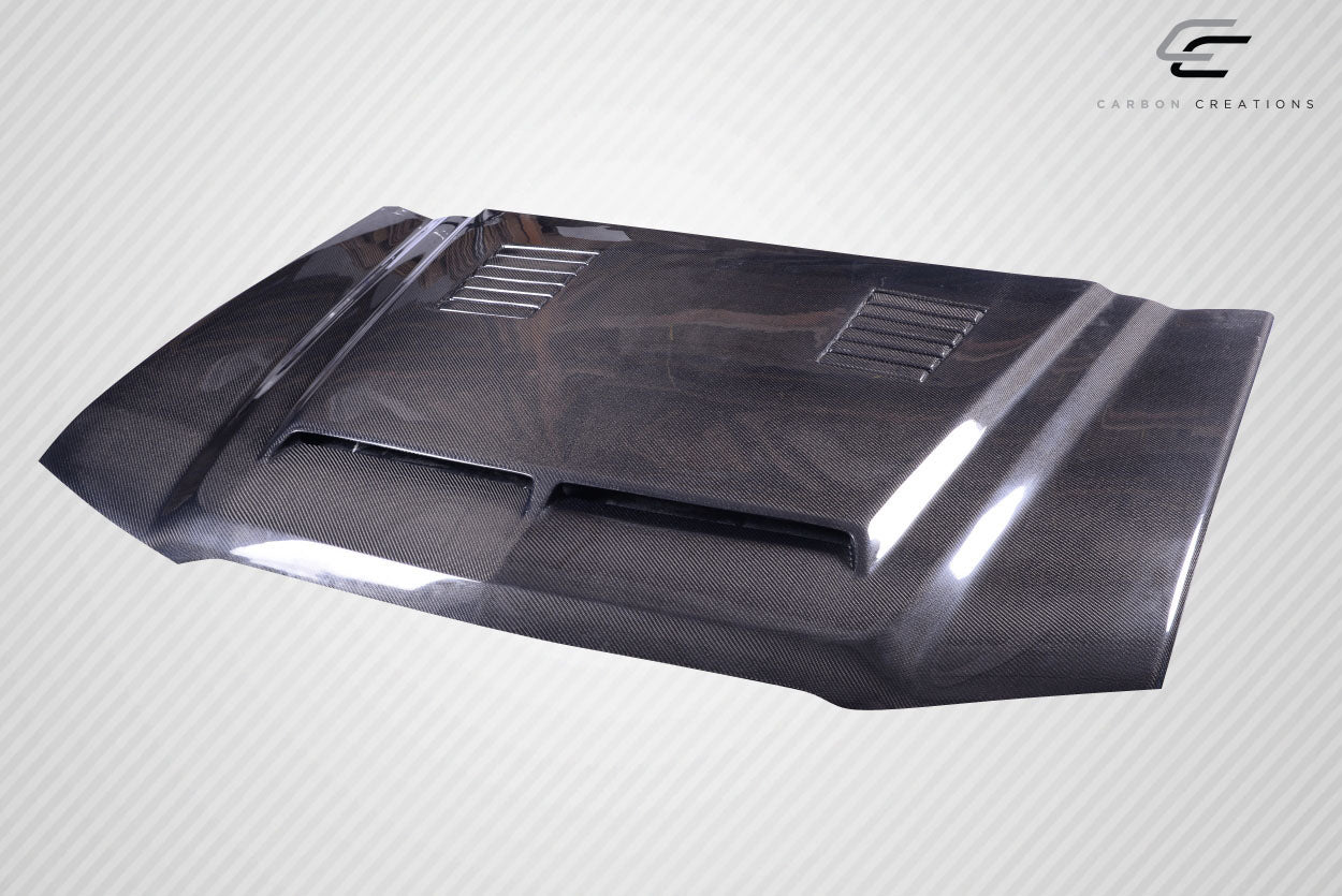 2002-2006 Chevrolet Avalanche (w/o cladding) 2003-2005 Silverado Carbon Creations GT500 Hood - 1 Piece