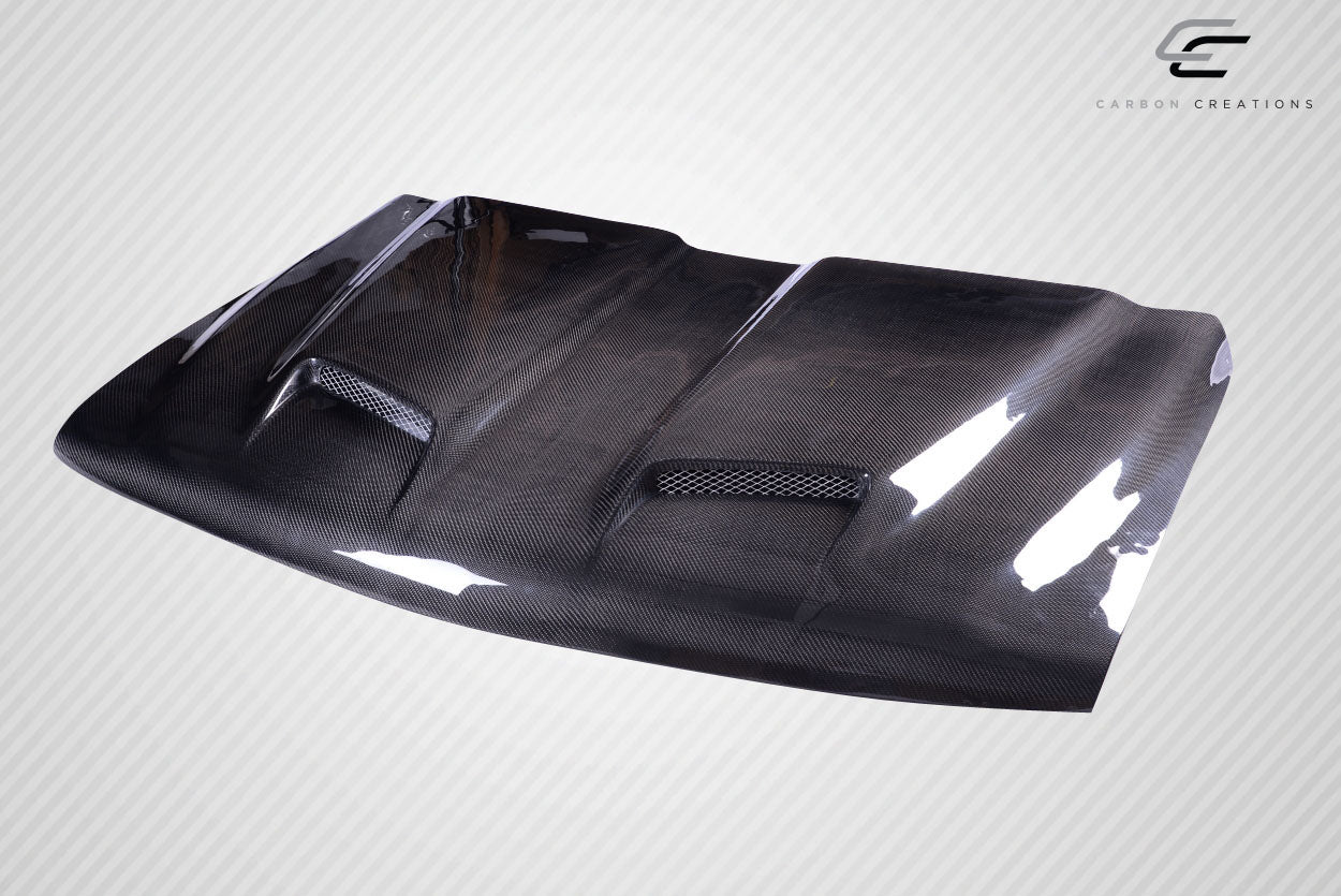 1999-2002 Chevrolet Silverado 2000-2006 Tahoe Suburban Carbon Creations Dual Ram Air Hood - 1 Piece