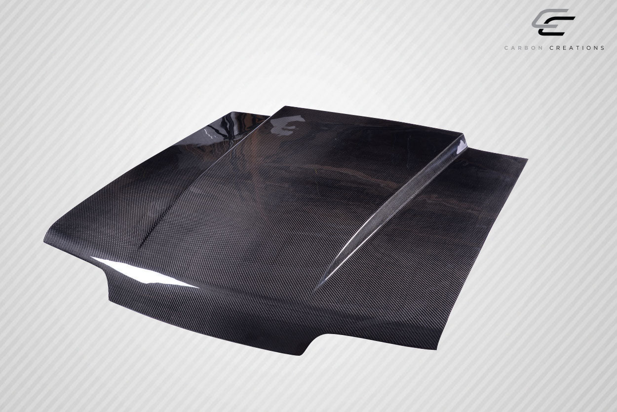 1987-1993 Ford Mustang Carbon Creations 2" Cowl Hood - 1 Piece