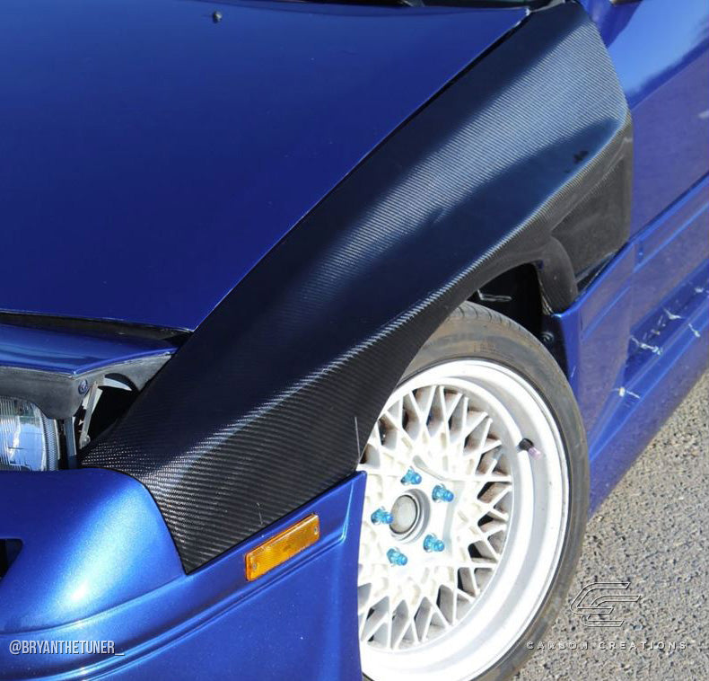1986-1991 Mazda RX-7 Carbon Creations M-1 Sport Front Fenders - 2 Piece