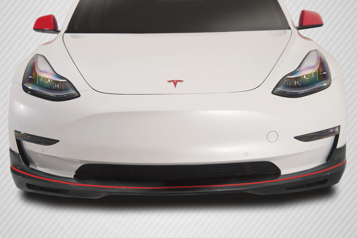 2017-2023 Tesla Model 3 Carbon Creations GT Concept Front Lip - 1 Piece