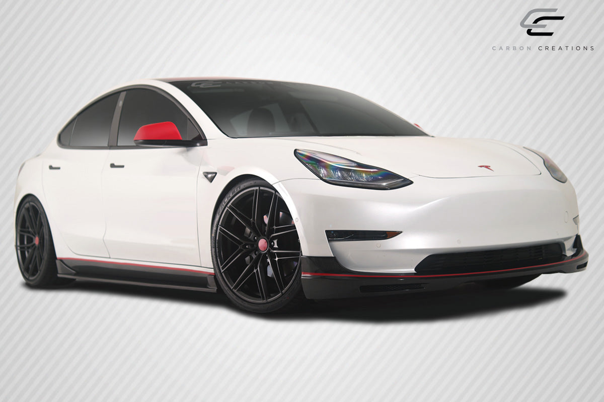 2017-2023 Tesla Model 3 Carbon Creations GT Concept Front Lip - 1 Piece