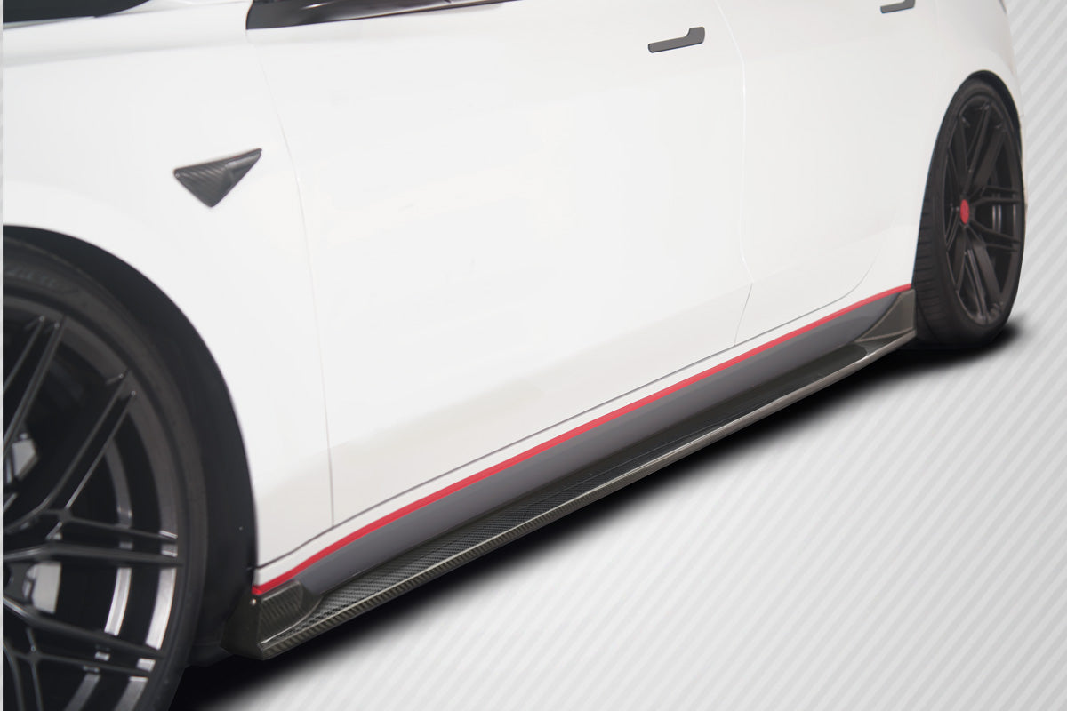 2017-2023 Tesla Model 3 Carbon Creations GT Concept Side Skirt Rocker Panels - 2 Piece (S)