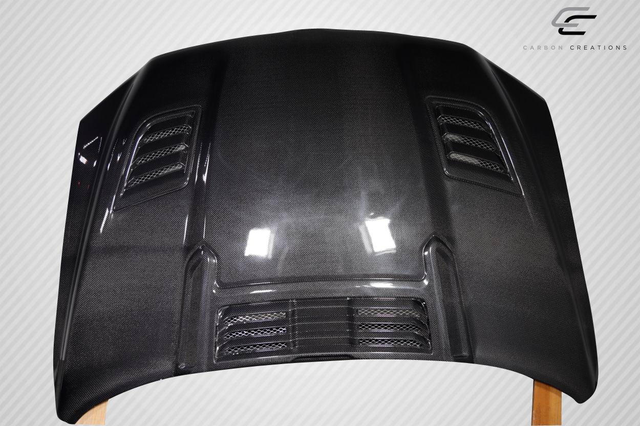 2019-2023 Dodge Ram Carbon Creations Rebel Mopar Look Hood - 1 Piece