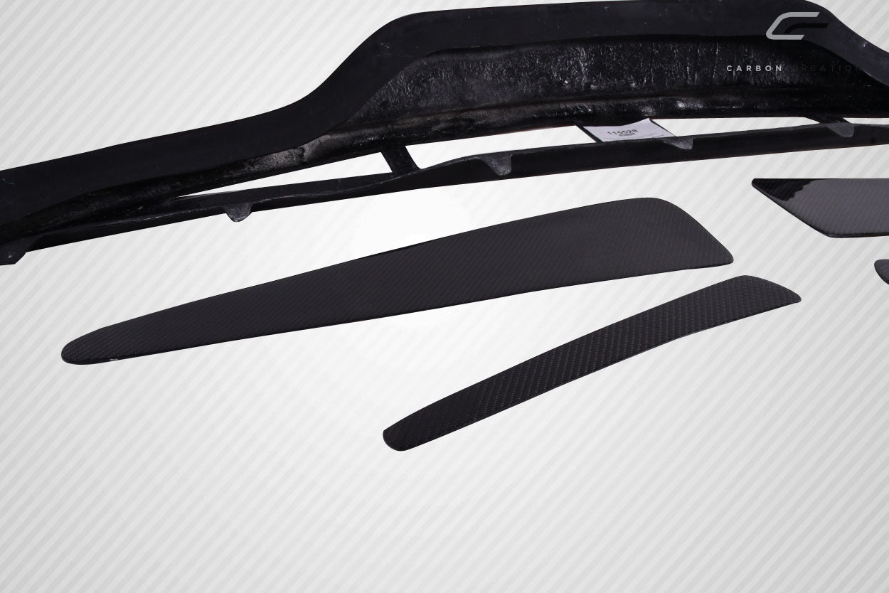 1999-2004 Ferrari 360 Modena Carbon Creations Eros Version 2 Front Lip Air Dam - 1 Piece