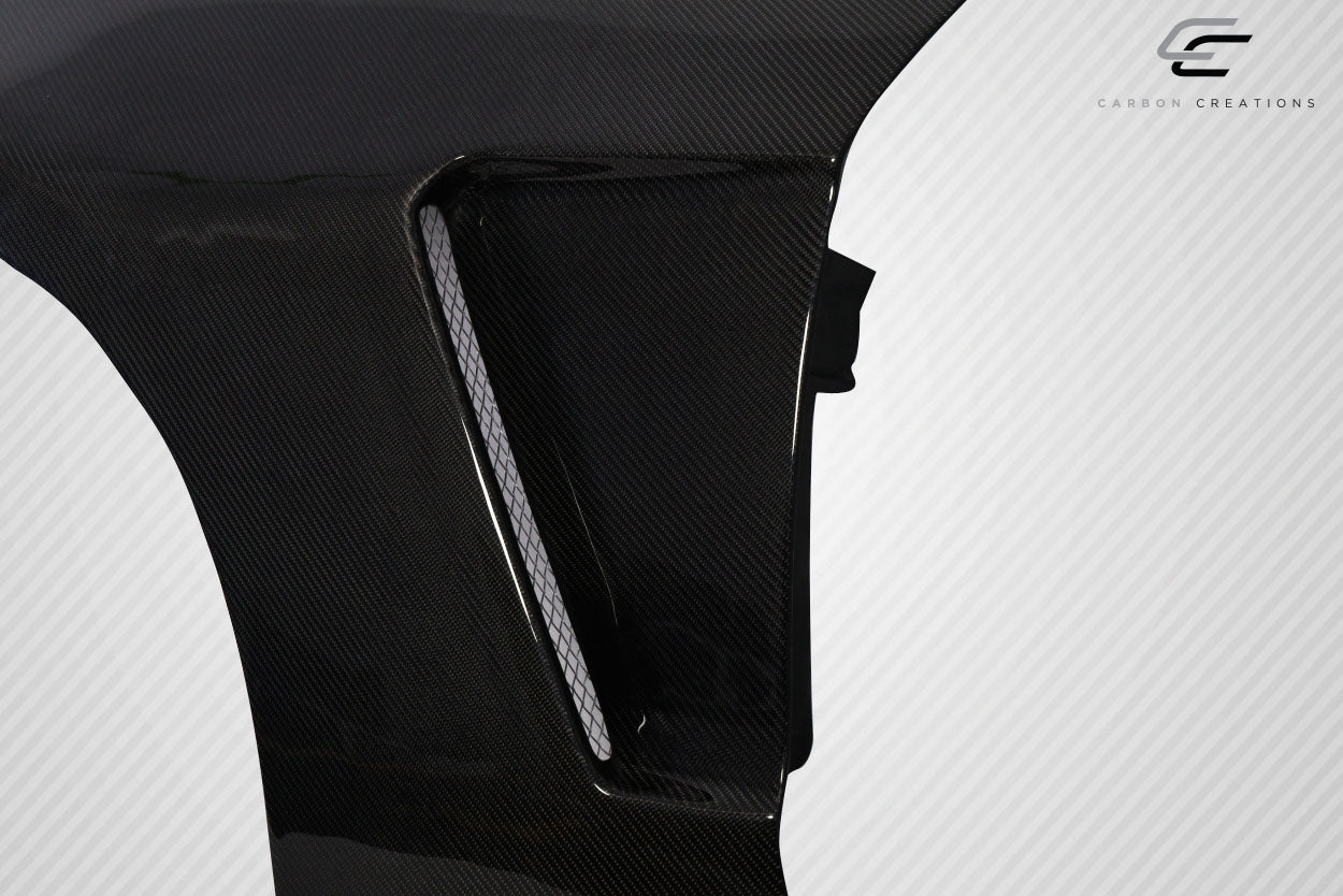 2010-2014 Ford Mustang Carbon Creations GT350 V2 Look Front Fenders - 2 Piece