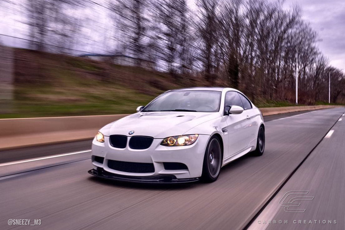 2008-2013 BMW M3 E90 E92 E93 Carbon Creations GT4 Look Front Lip Under Spoiler - 1 Piece