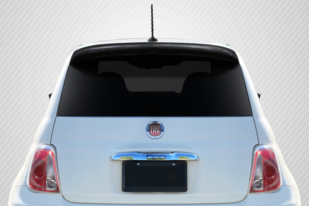 2012-2019 Fiat 500 Carbon Creations Bart Look Roof Wing Spoiler - 1 Piece