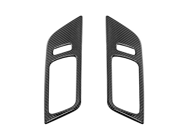 2024-Up Ford Mustang S650 | CARBON FIBER Interior Side Door Handle Panel Cover
