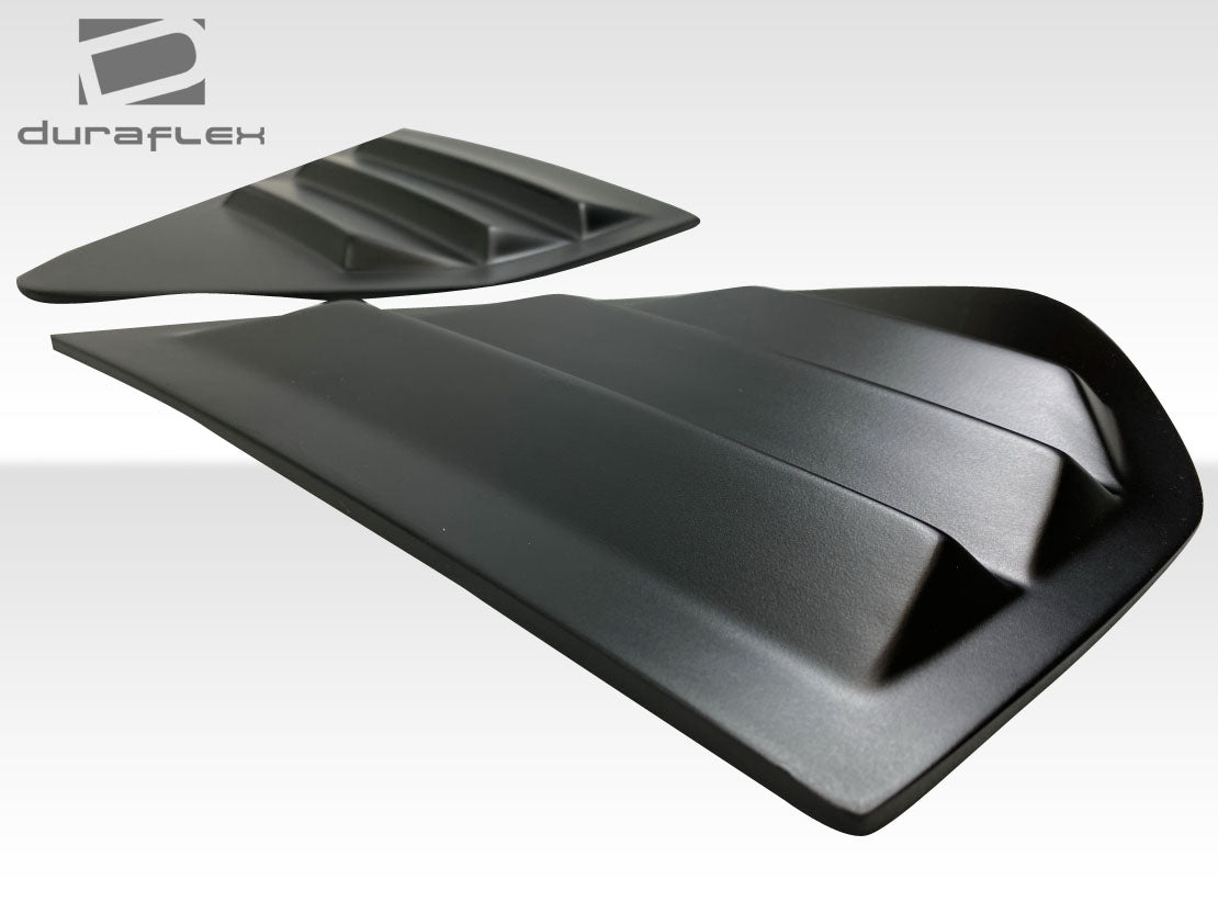 2018-2023 Subaru XV Crosstrek Duraflex Fennec Outdoors Edition Rear Window Scoops - 2 Piece