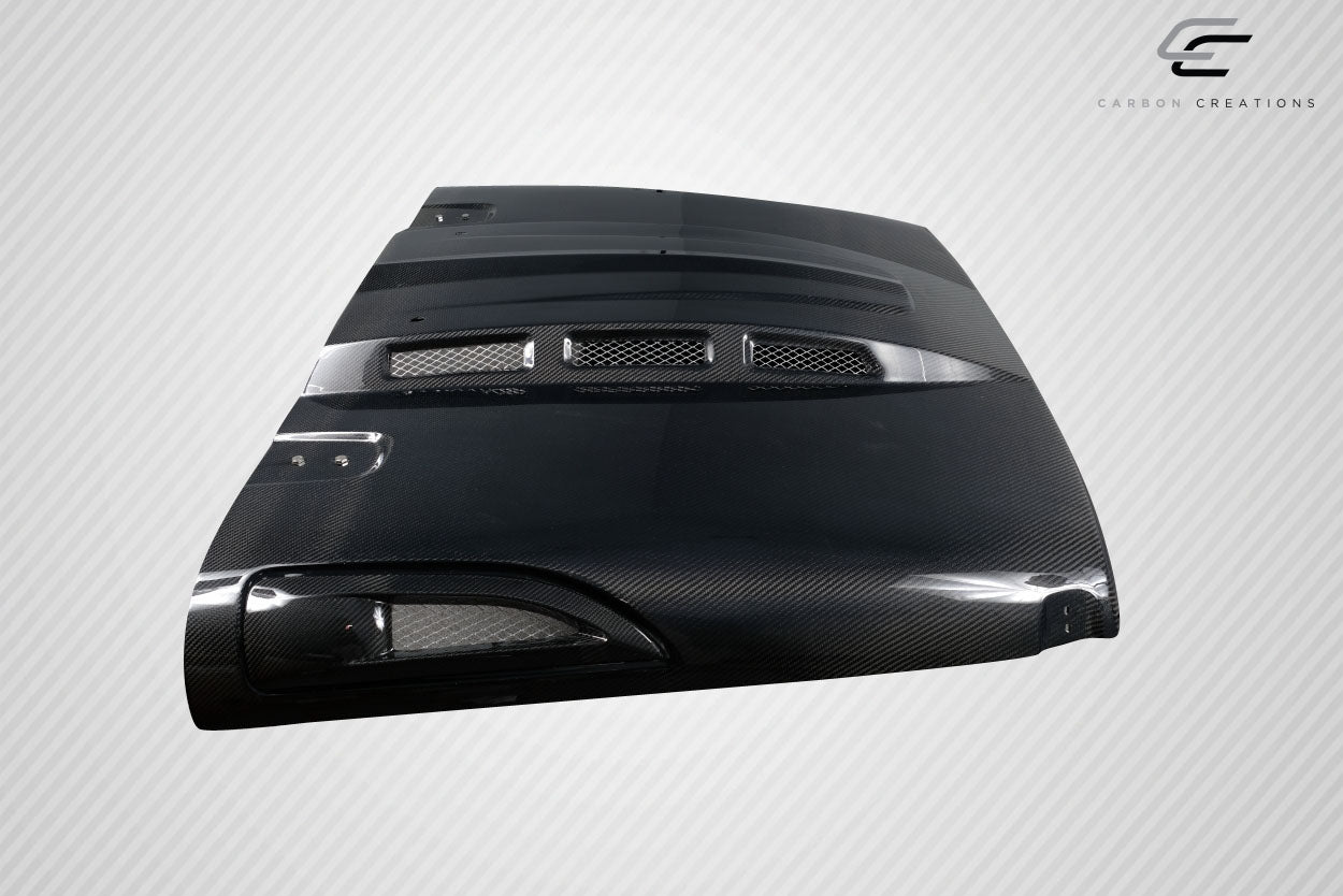 2018-2025 Jeep Wrangler JL Gladiator JT Carbon Creations Energy Hood - 1 Piece