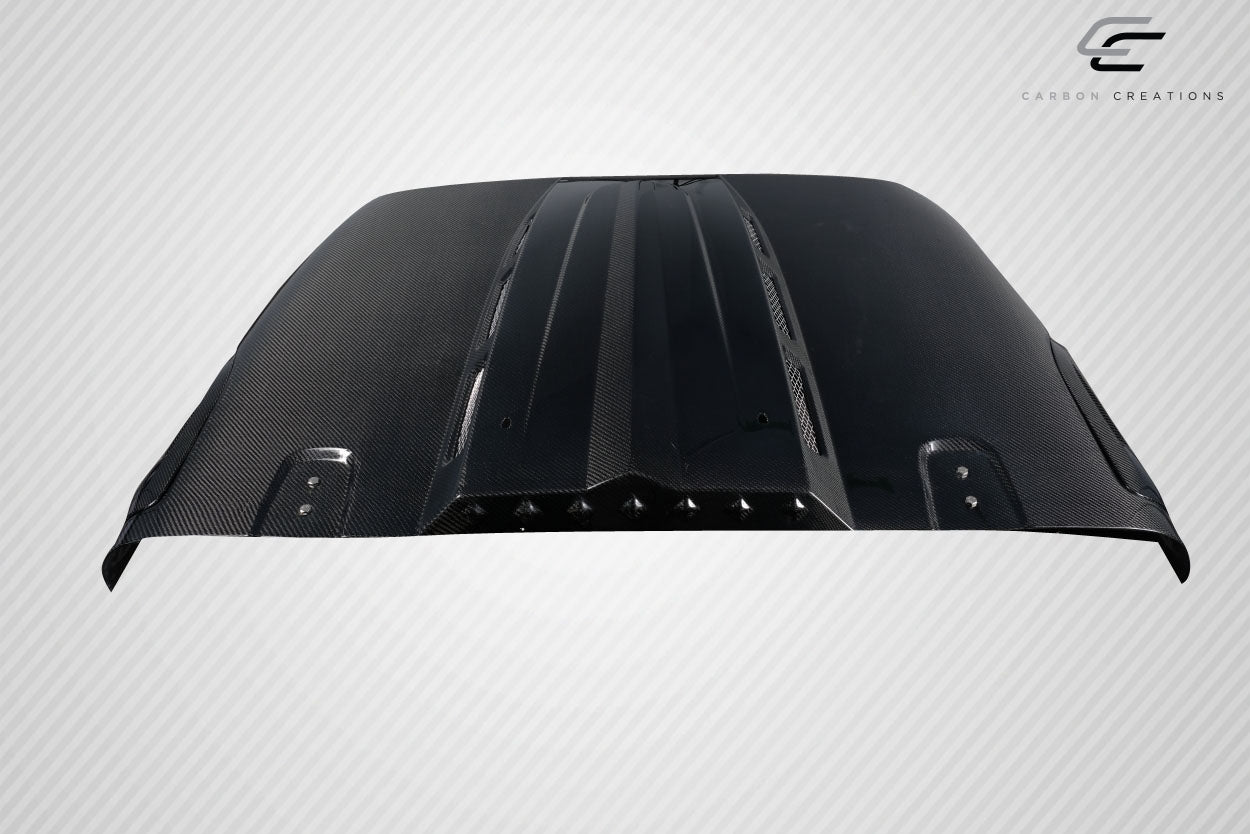 2018-2025 Jeep Wrangler JL Gladiator JT Carbon Creations Energy Hood - 1 Piece