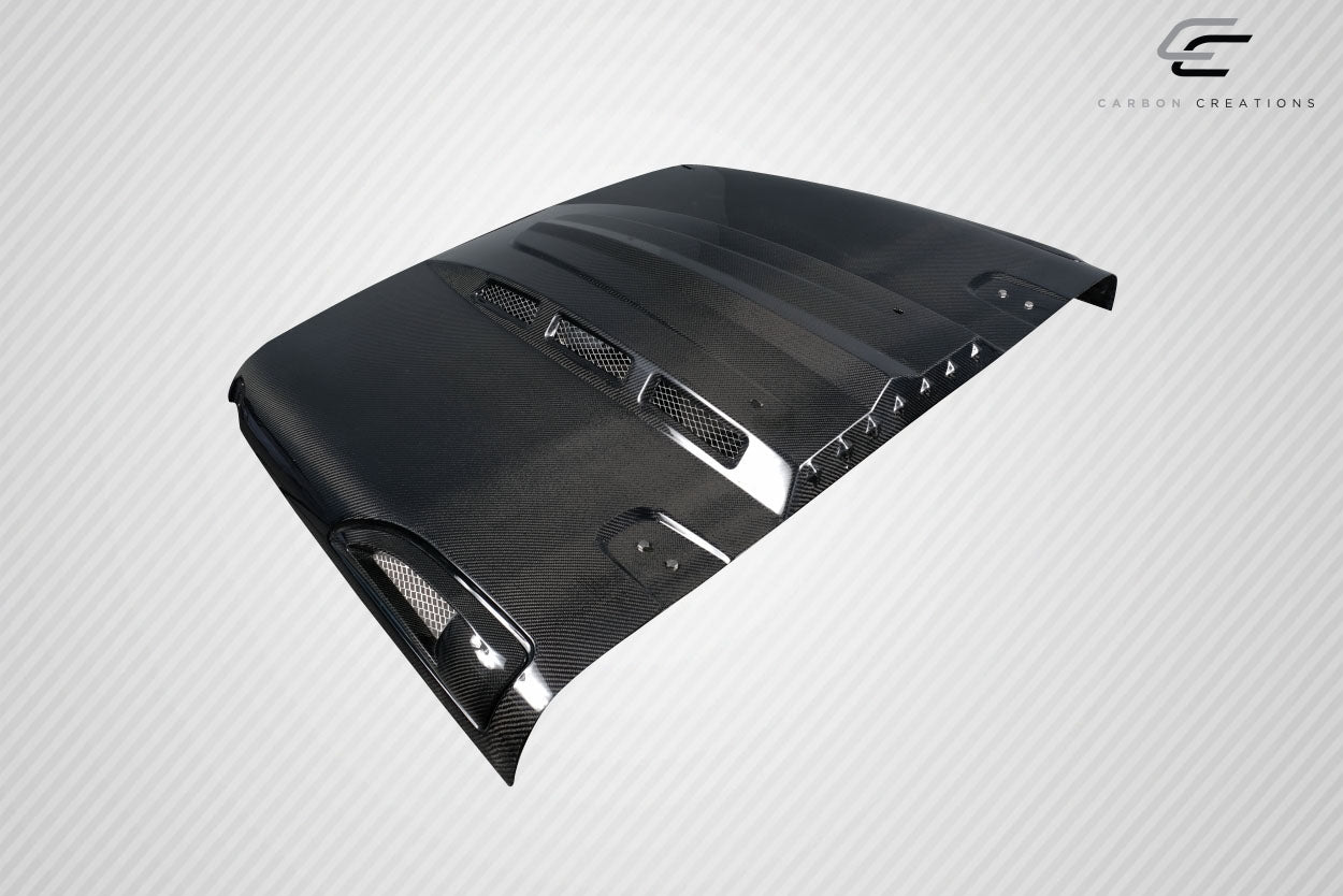 2018-2025 Jeep Wrangler JL Gladiator JT Carbon Creations Energy Hood - 1 Piece