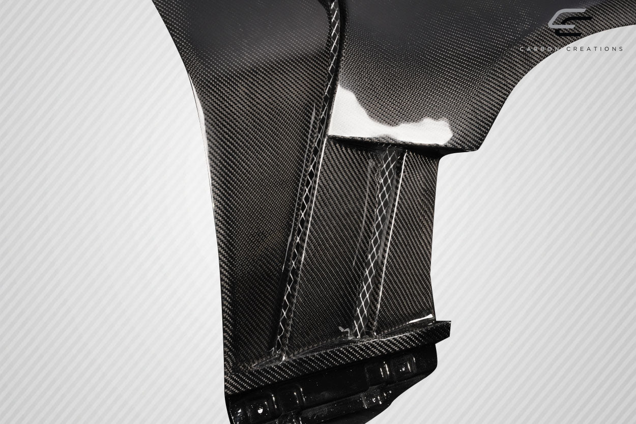 2003-2008 Nissan 350Z Z33 Carbon Creations AMS GT2 Front Fenders (+12mm) - 2 Piece