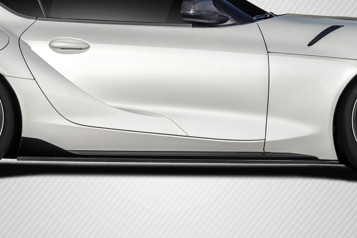 2020-2025 Toyota Supra A90 Carbon Creations Speed Side Skirts Splitters - 2 Piece (S)