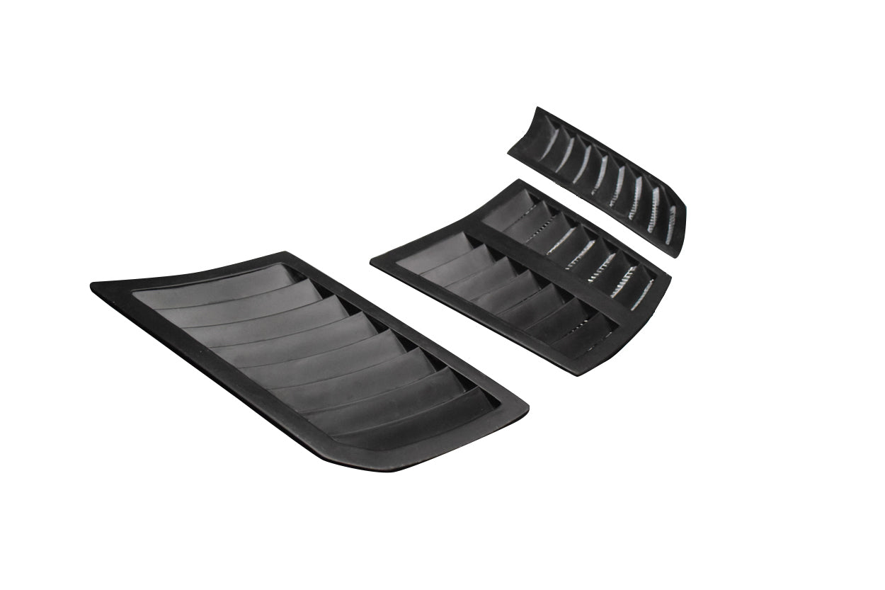 2003-2006 Nissan 350Z Z33 Duraflex GT1 Hood Vents - 3 Piece