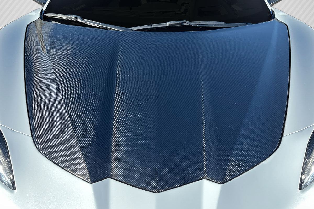 2020-2025 Chevrolet Corvette C8 Carbon Creations OEM Look Hood - 1 Piece