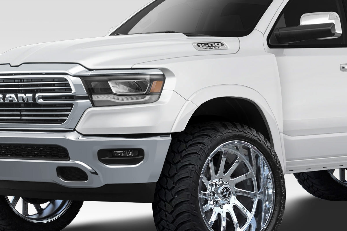 2019-2023 Dodge Ram Duraflex 4.5" Off Road Bulge Front Fenders - 2 Piece