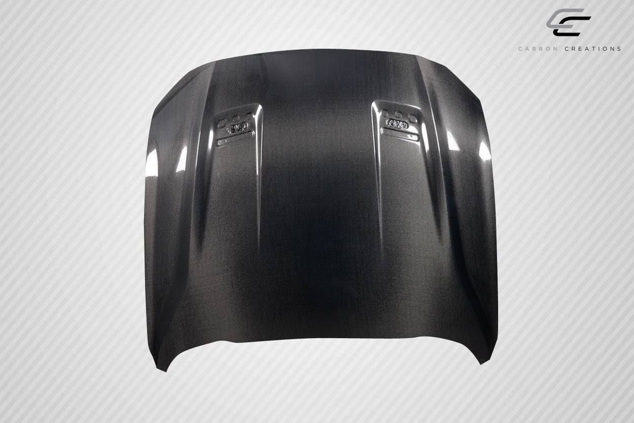 2018-2023 Ford Mustang Carbon Creations OEM Look Hood - 1 Piece