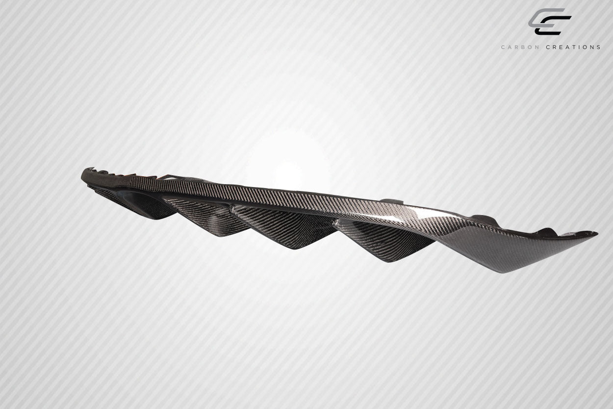 2014-2016 Porsche Cayman Carbon Creations Motox Rear Diffuser - 3 Pieces