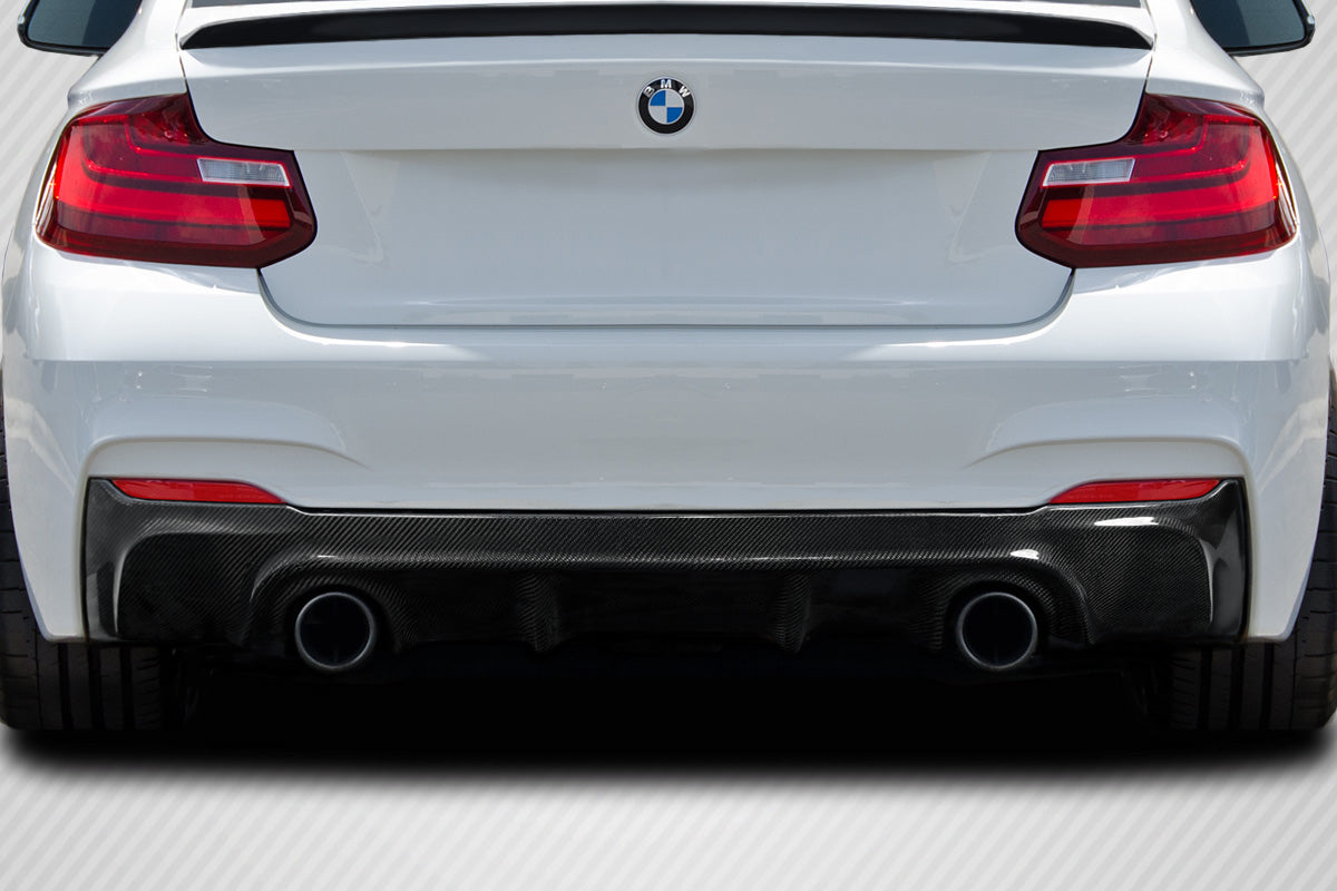 2014-2021 BMW 2 Series F22 F23 Carbon Creations 3DS Rear Diffuser - 1 Piece ( M Sport Bumper Only )