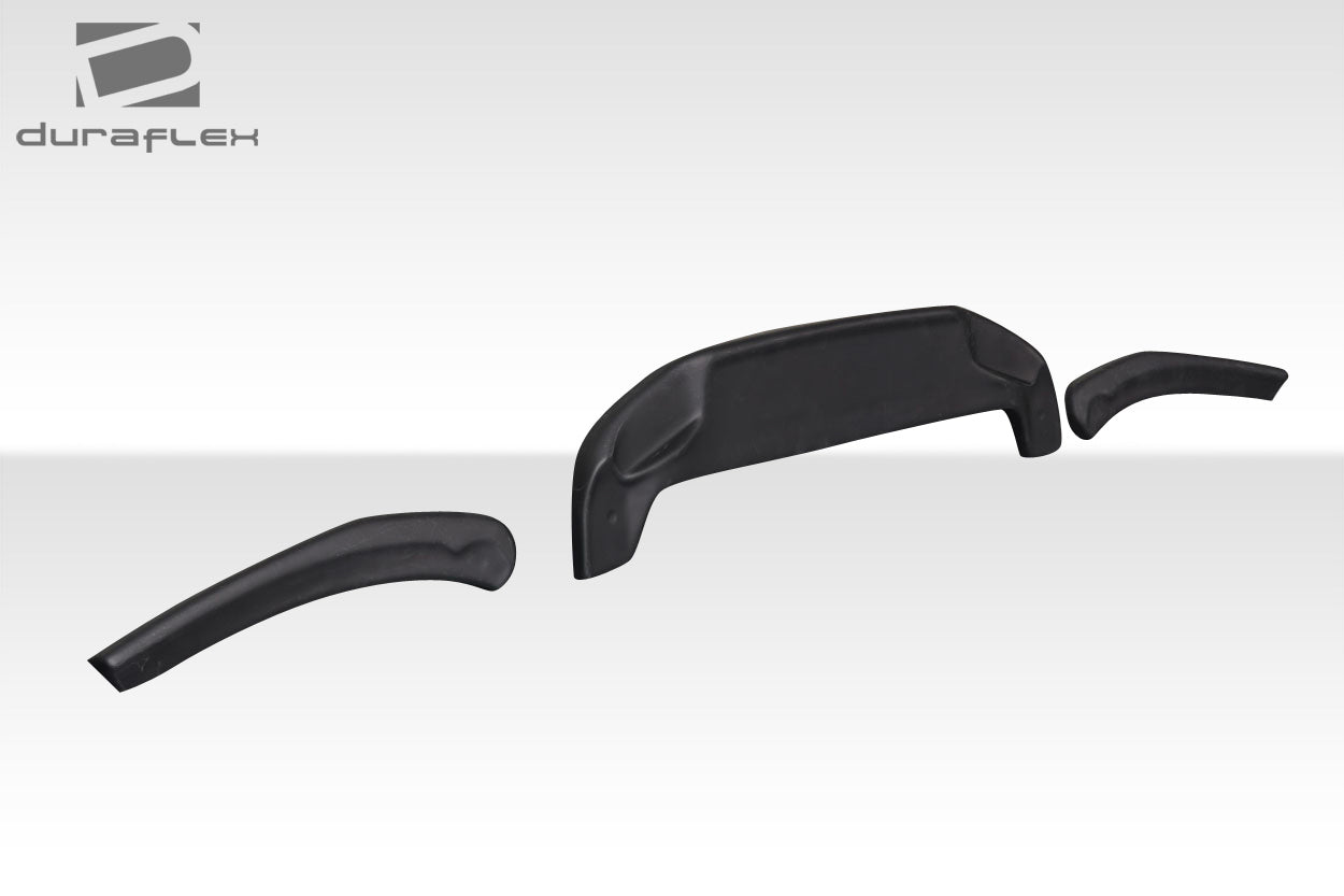 2017-2020 Fiat 124 Spider Abarth Duraflex Speed Rear Lip Spoiler Splitters - 3 Pieces