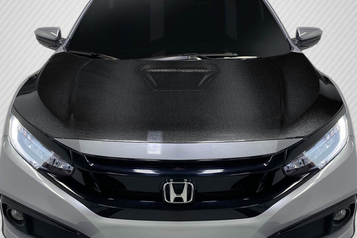 2016-2021 Honda Civic Carbon Creations Type R Look Hood - 1 Piece