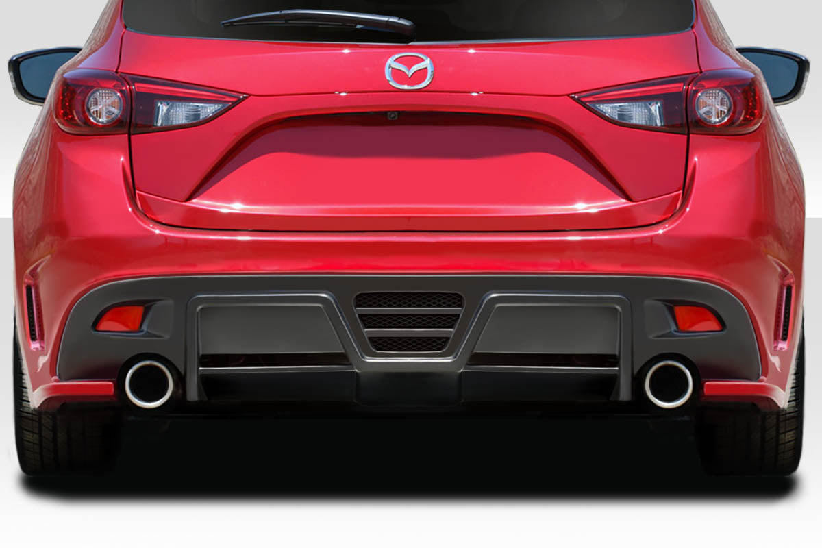2014-2016 Mazda 3 Hatchback Duraflex KSS Rear Bumper - 1 Piece