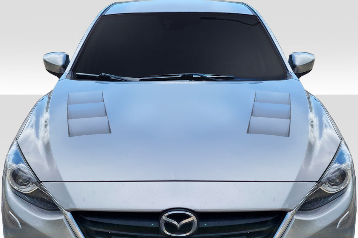 2014-2018 Mazda 3 Duraflex Velocity Hood - 1 Piece (S)