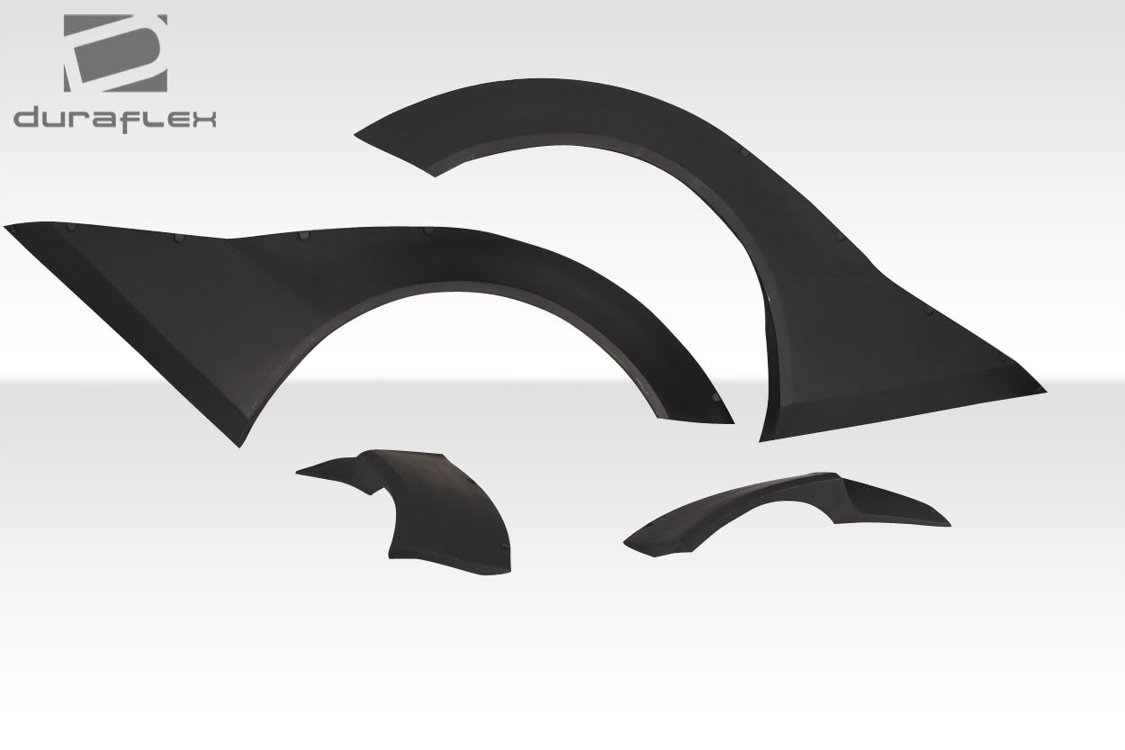 2020-2023 Chevrolet Corvette C8 Duraflex Gran Veloce Wide Body Rear Fender Flares - 4 Piece
