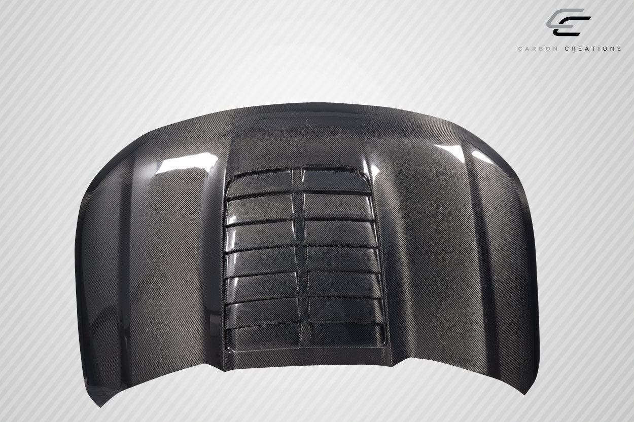 2016-2019 Ford Explorer Carbon Creations GT500 Look Hood - 1 Piece