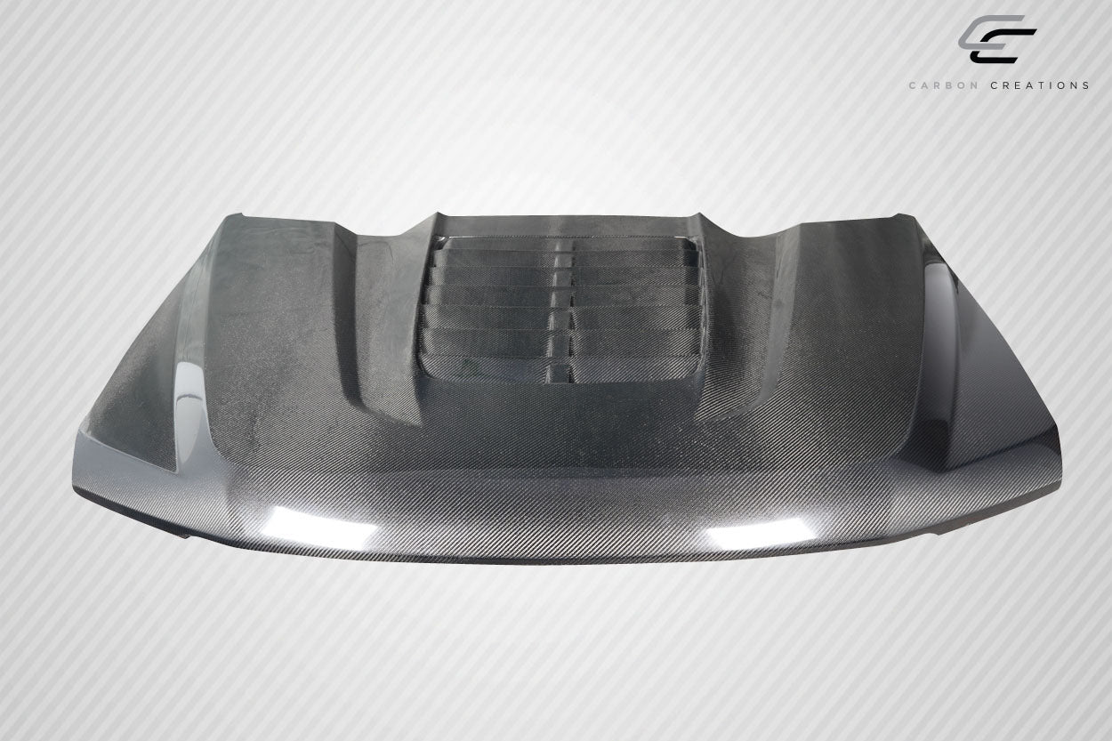2017-2022 Ford Super Duty F250 F350 F450 Carbon Creations GT500 V2 Look Hood - 1 Piece