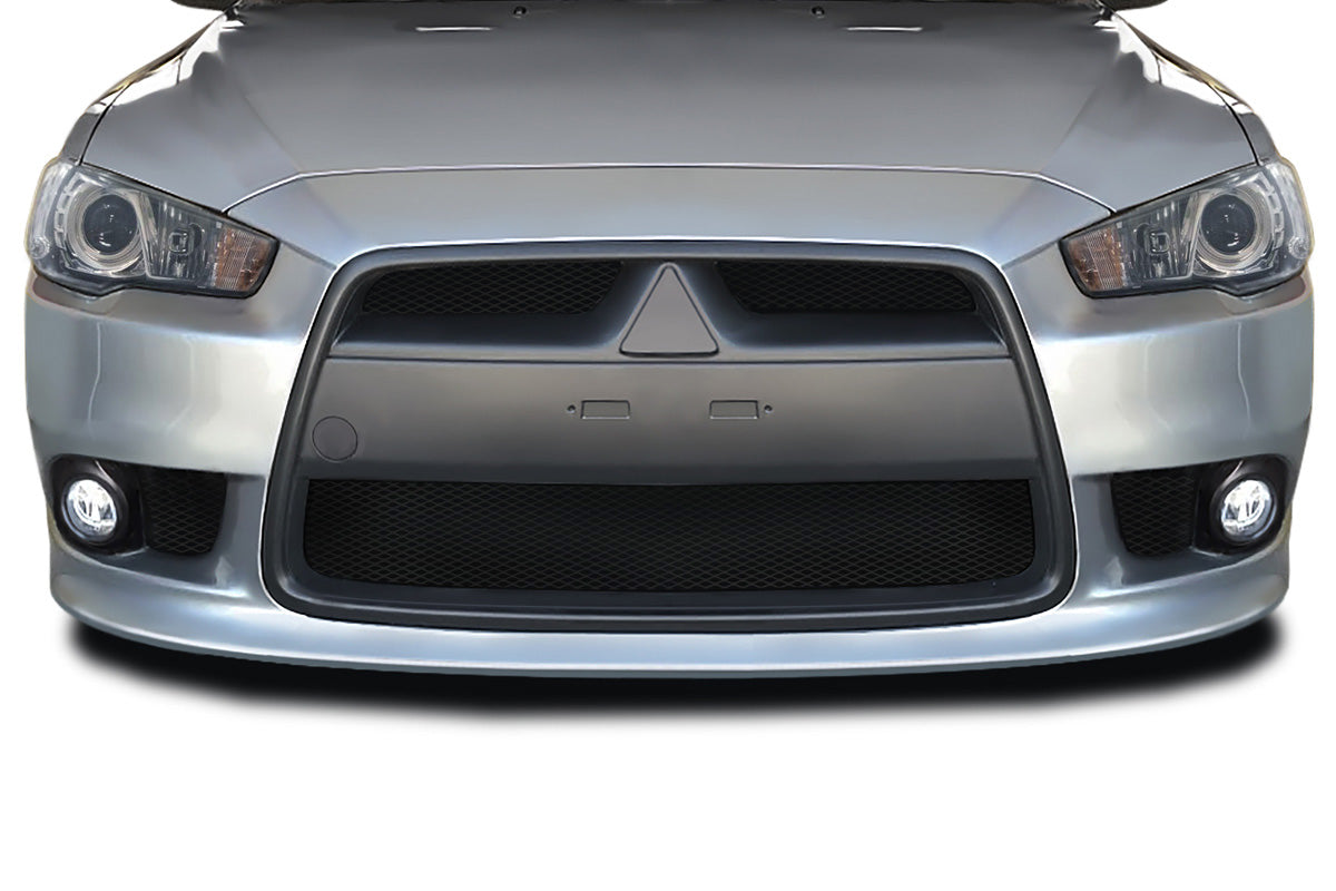 2008-2017 Mitsubishi Lancer Duraflex Ralliart Look Front Bumper - 1 Piece
