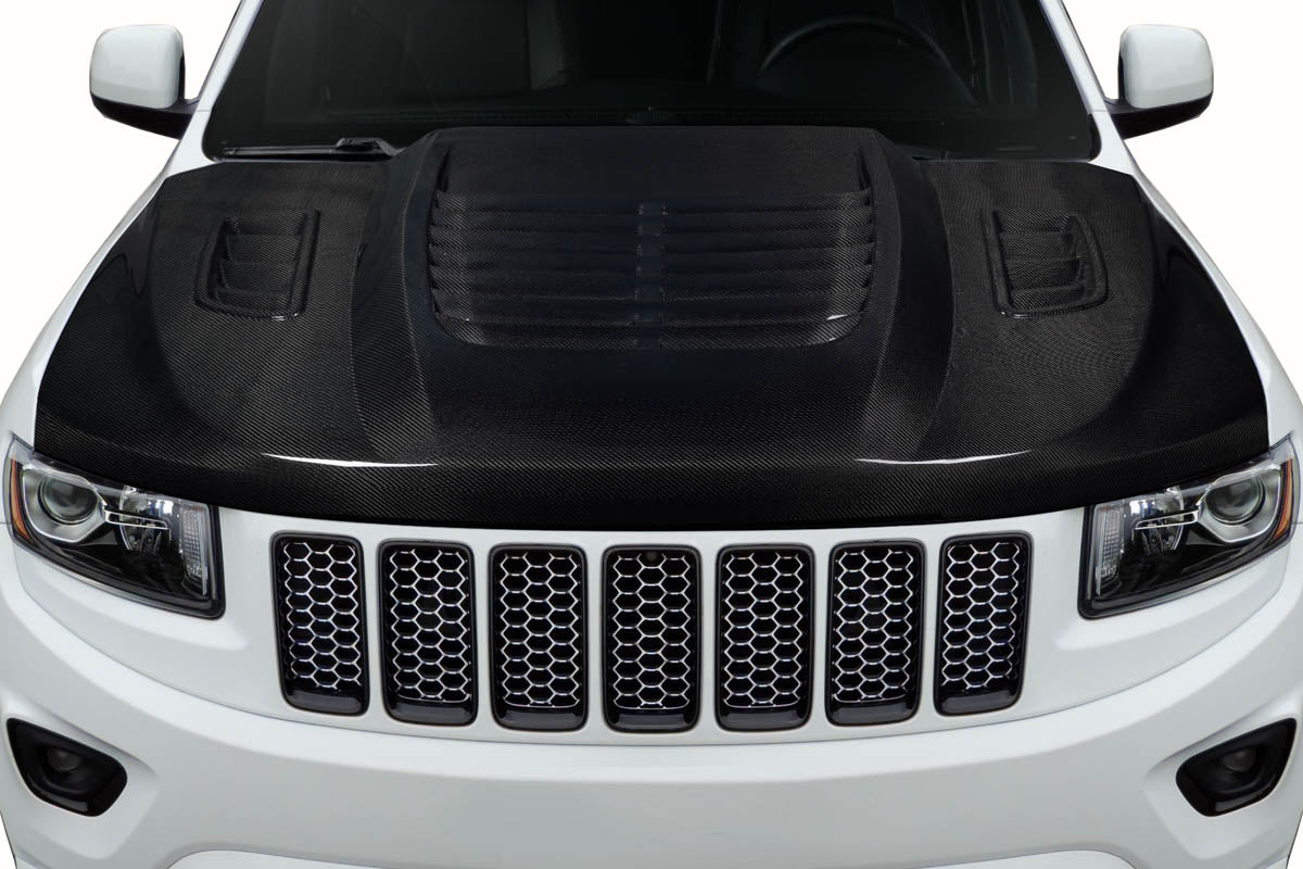 2011-2022 Jeep Grand Cherokee Carbon Creations Venom Hood - 1 Piece