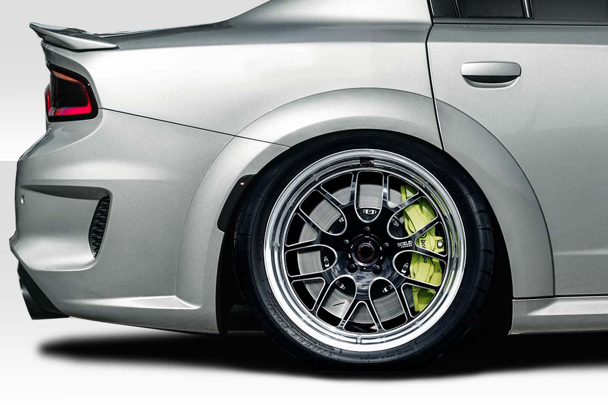 2015-2023 Dodge Charger Duraflex Hellcat Widebody Look Fender Flares - 6 Piece