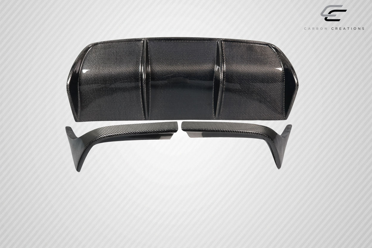2008-2012 Honda Accord 4DR Carbon Creations Ergo Rear Diffuser - 3 Pieces