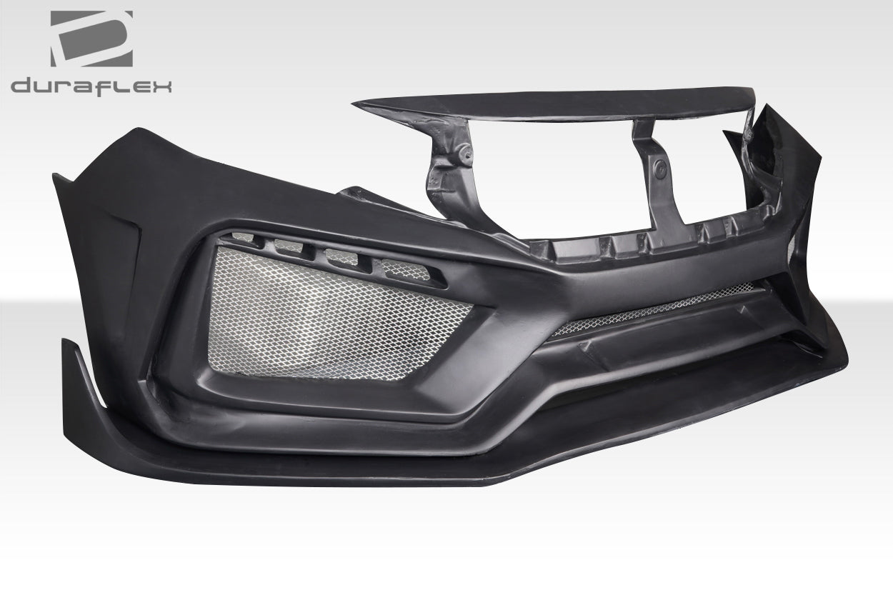 2016-2021 Honda Civic 4DR Duraflex RBT Widebody Look Front Bumper - 1 Piece