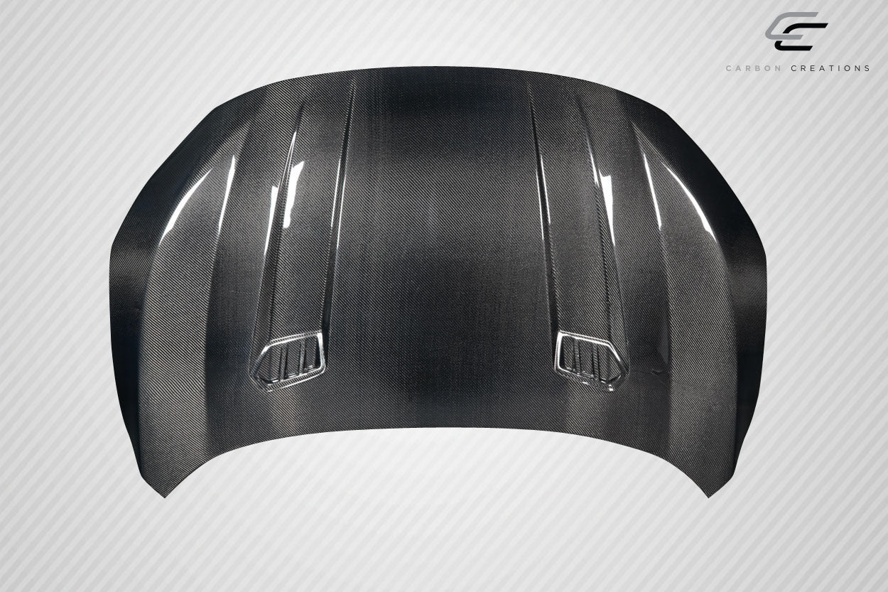 2016-2021 Honda Civic Carbon Creations Broman Hood - 1 Piece