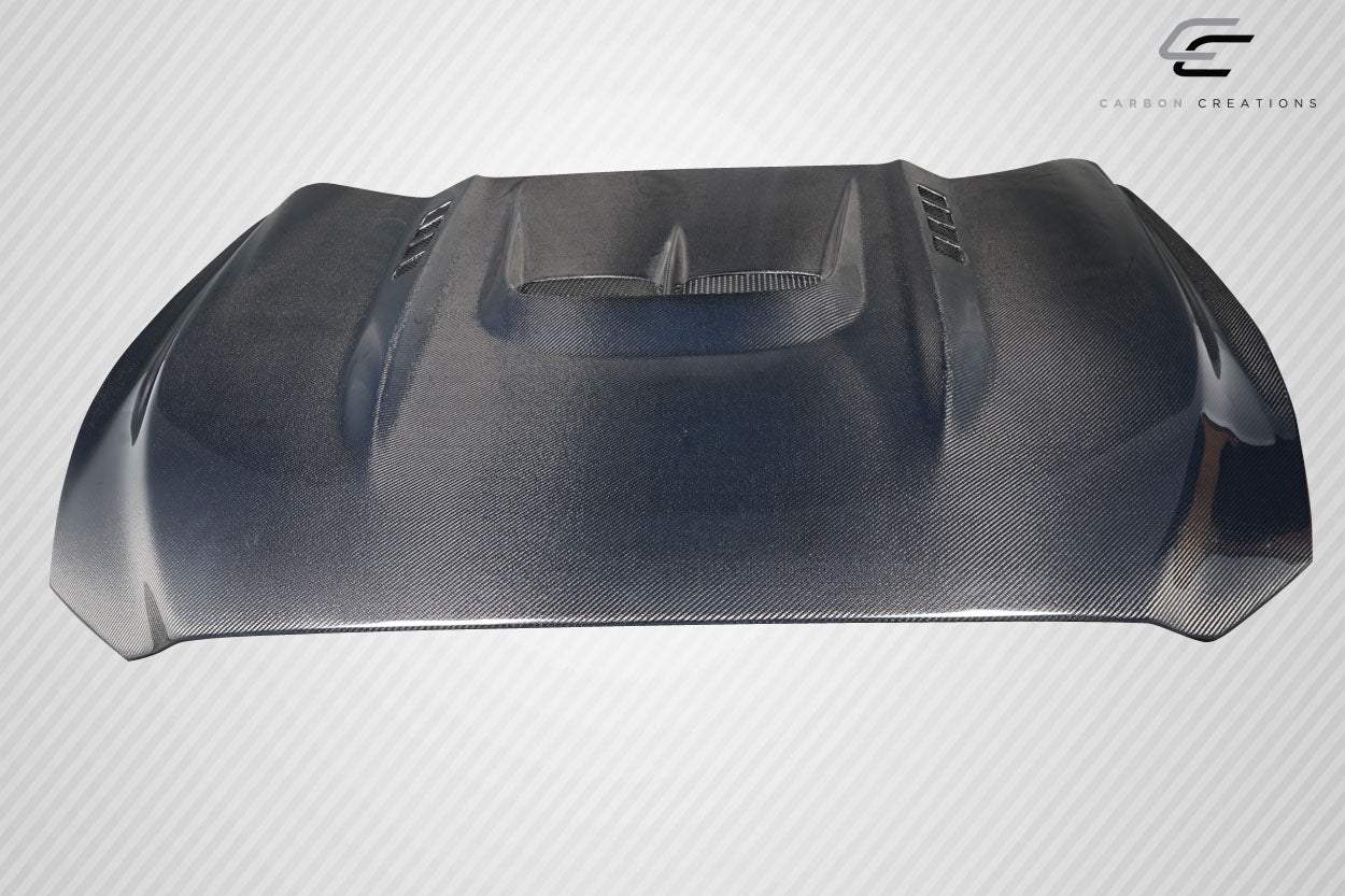 2015-2017 Ford Mustang Carbon Creations Kryptonic Hood - 1 Piece
