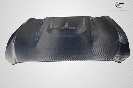 2015-2017 Ford Mustang Carbon Creations Kryptonic Hood - 1 Piece
