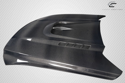 2015-2017 Ford Mustang Carbon Creations Kryptonic Hood - 1 Piece